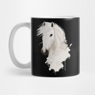 White Horse Mug